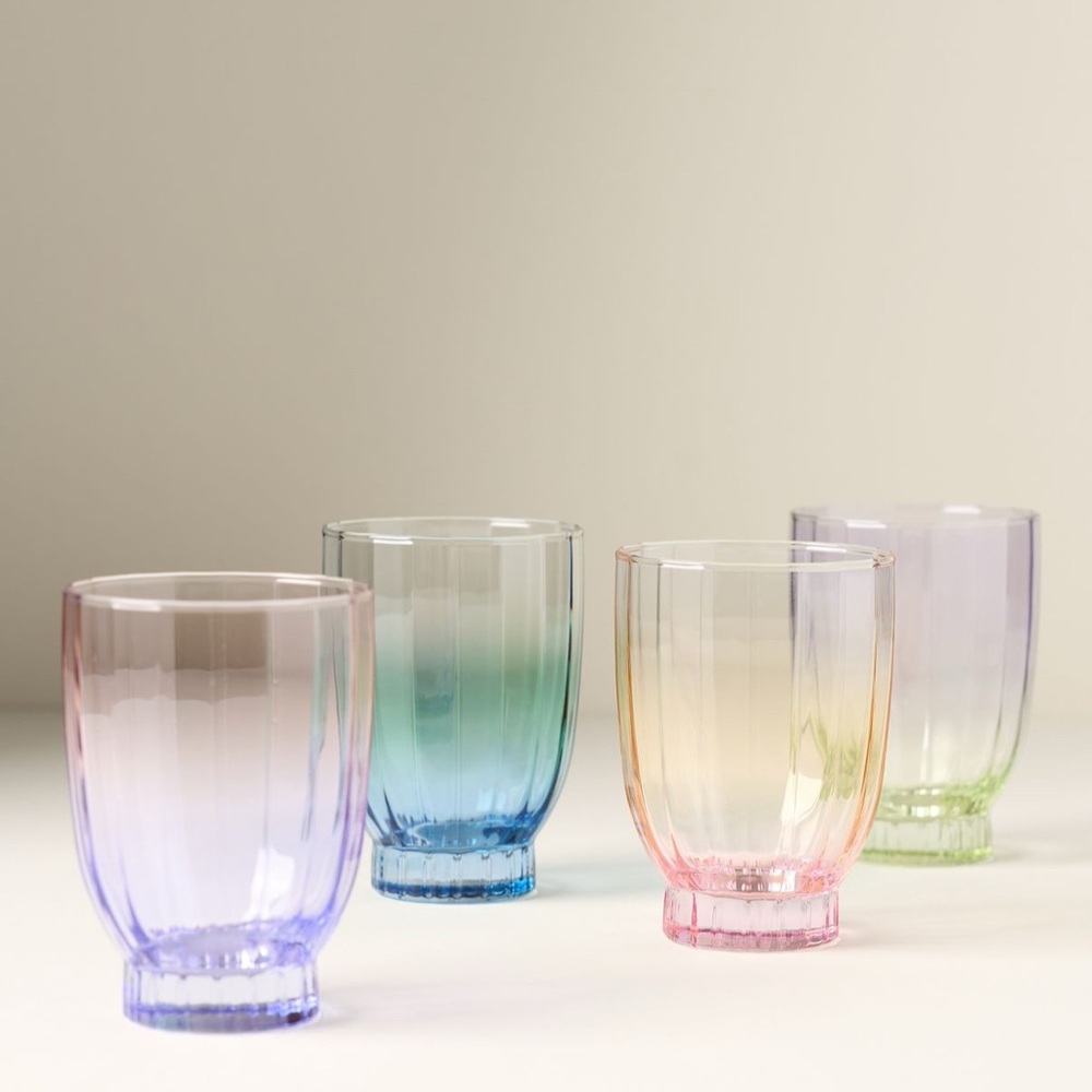 Anthropologie Juice Glasses, Set of 4